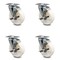 Service Caster 5 Inch Nylon Wheel Swivel Top Plate Caster Set with Brake SCC-20S514-NYS-TLB-4 - alternate 1